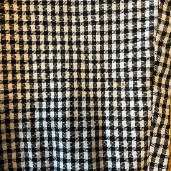 Talbots Black & White Gingham Cuffed Pants Size 10 - Picture 5 of 6